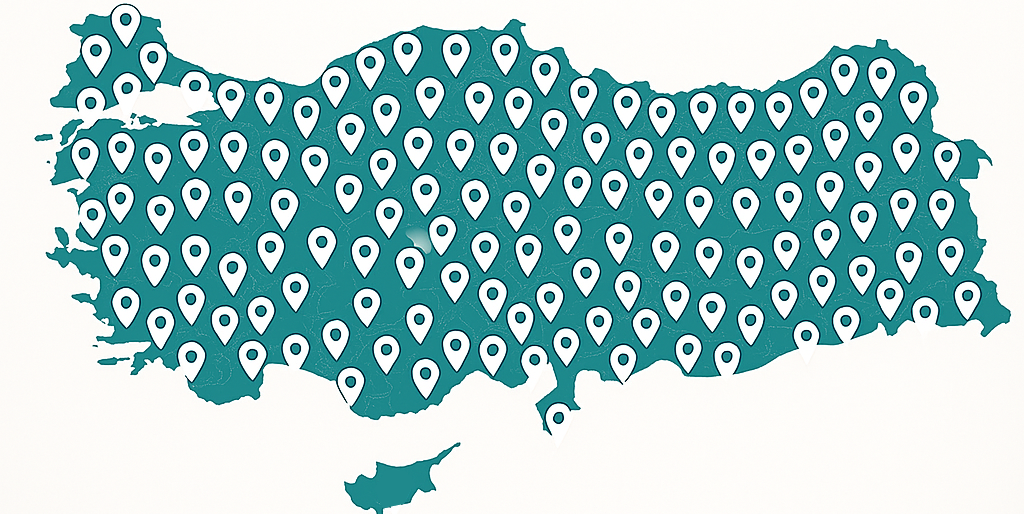 Türkiye Kapsam Haritası